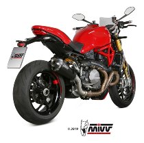 MIVV Scarico Delta Race, acciaio inox/coppa carbonio, con