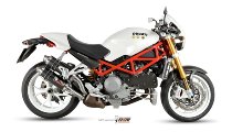 MIVV Silencer kit GP, carbon/carbon, with homologation -
