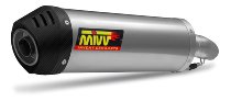 MIVV Silencer kit Oval, titanium/carbon cap, with