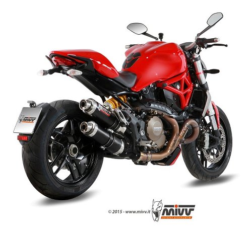 MIVV Auspuffsatz GP, Carbon/Carbon, mit EG-ABE - Ducati 1200