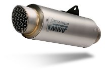 MIVV Silencer GPpro, titanium/titanium, with homologation -
