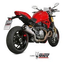 MIVV Scarico Delta Race, acciaio inox/coppa carbonio, con