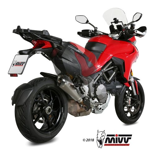 MIVV Scarico Delta Race, acciaio inox/coppa carbonio, con