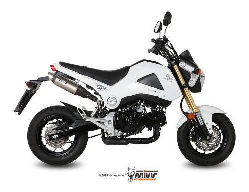 MIVV Auspuff GP-M2, Edelstahl, mit EG-ABE - Honda 125 MSX