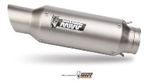 MIVV Auspuff GP-M2, Edelstahl, mit EG-ABE - Honda 125 MSX