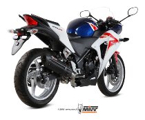 MIVV Silencer Suono, stainless steel black/carbon cap, with