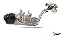 MIVV Silencer complete system Oval, Stainless stee/carbon