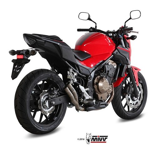 MIVV Silencer Double Gun, titanium, without homologation -
