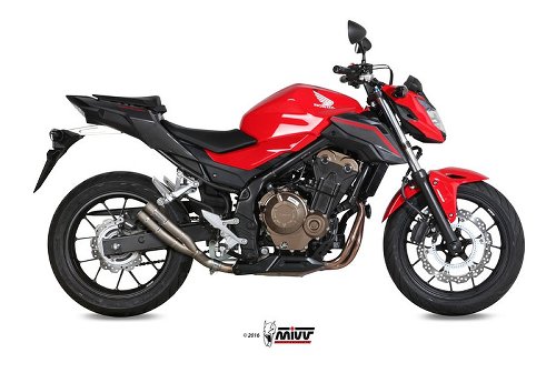 MIVV Silencer Double Gun, titanium, without homologation -