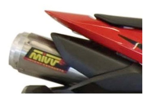 MIVV Silencer X-cone, stainless steel/aluminium cap, with