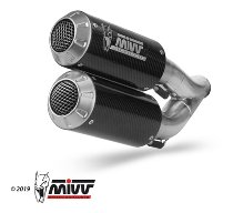 MIVV Silencer complete system MK3, carbon/carbon, without