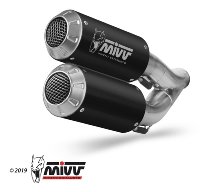 MIVV Silencer complete system MK3, stainless steel black,