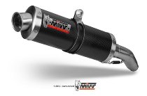 MIVV Silencer kit Oval, carbon/carbon, with homologation -