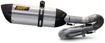 MIVV Silencer Suono, stainless steel/carbon cap, with