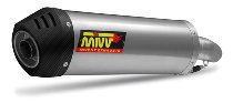 MIVV Silencer kit Oval, titanium/carbon cap, with