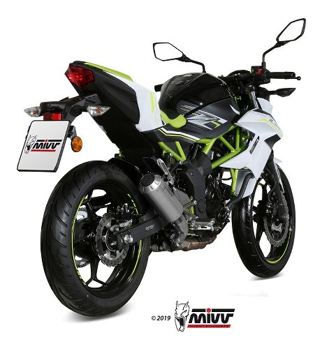 MIVV Auspuff MK3, Edelstahl, ohne EG-ABE - Kawasaki Z 125