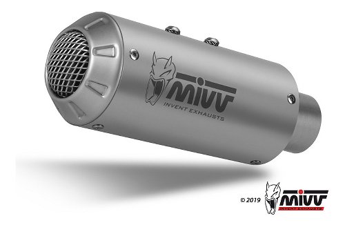 MIVV Auspuff MK3, Edelstahl, ohne EG-ABE - Kawasaki Z 125