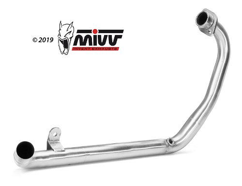 MIVV No-kat pipe, stainless steel, without homologation -