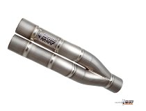 MIVV Scarico Double Gun, titanio, senza omologazione -