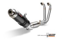 MIVV Silencer complete system GP, stainless steel black,