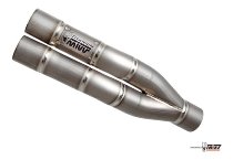 MIVV Silencer Double Gun, titanium, without homologation -