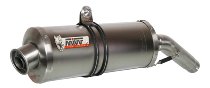 MIVV Silencer Oval, stainless steel, with homologation -