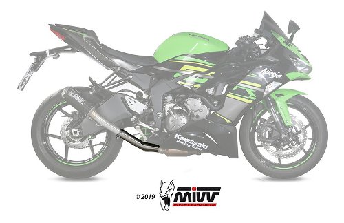 MIVV Kat-Ersatzkrümmer, Edelstahl, ohne EG-ABE - Kawasaki