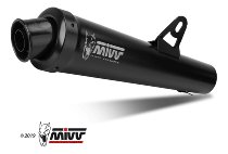 MIVV Auspuff X-cone, Edelstahl schwarz, mit EG-ABE -
