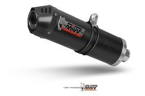 MIVV Silencer complete system Oval, carbon/carbon cap, with