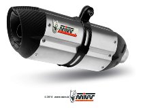 MIVV Silencer complete system Suono, steel/carbon cap, with