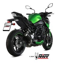 MIVV Scarico MK3, acciaio inox nero, con omologazione -