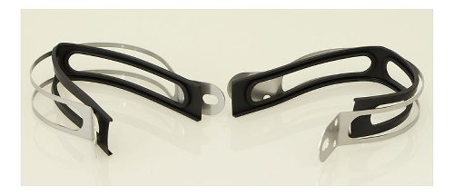 MIVV Silencer kit GP, stainless steel black, with