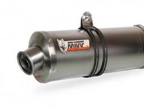 MIVV Silencer kit Oval, stainless steel, with homologation -