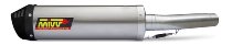 MIVV Silencer kit Oval, titanium/carbon cap, with