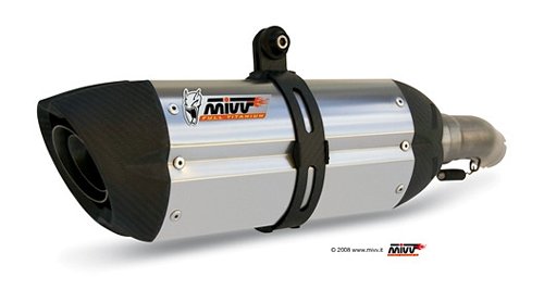 MIVV Kit Scarico Suono, acciaio inox/coppa carbonio, con