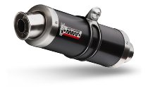 MIVV Silencer kit GP, stainless steel black, with