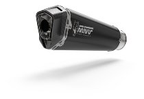 MIVV Scarico Delta Race, acciaio inox nero/coppa carbonio,