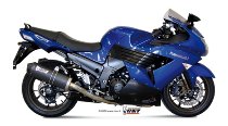 MIVV Silencer kit Oval, carbon/carbon cap, with homologation