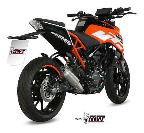 MIVV Auspuff GP M2, Edelstahl, mit EG-ABE - KTM 390 Duke