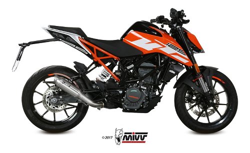 MIVV Auspuff GP M2, Edelstahl, mit EG-ABE - KTM 390 Duke
