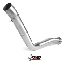 MIVV No-kat pipe, stainless steel, without homologation -