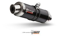 MIVV Silencer complete system GP, stainless steel black,