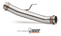 MIVV No-kat pipe, stainless steel, without homologation -