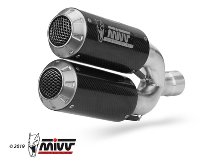 MIVV Silencer kit MK3, carbon/carbon, with homologation -