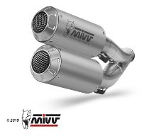 MIVV Silencer kit MK3, stainless steel, with homologation -