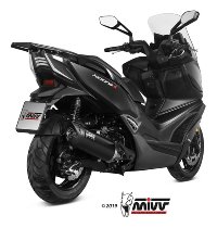 MIVV Auspuff Mover, Edelstahl schwarz, mit EG-ABE - KYMCO