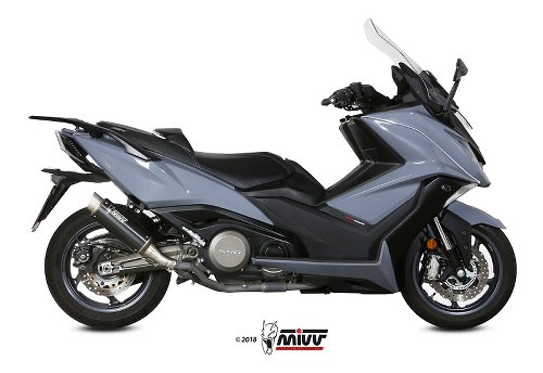 MIVV Auspuff GPpro, Edelstahl schwarz, mit EG-ABE - KYMCO