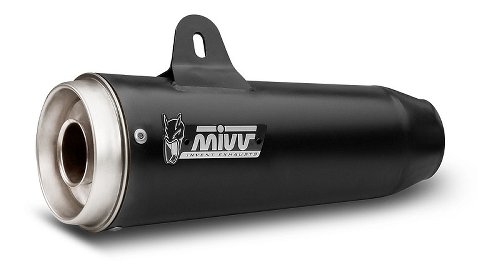 MIVV Silencer kit Ghibli, stainless steel black, with