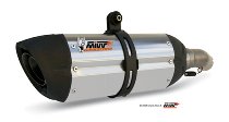 MIVV Silencer Suono, stainless steel/carbon cap, with