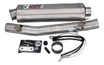 MIVV Silencer Oval, stainless steel, with homologation -